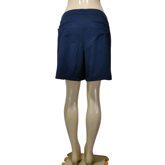 Spanx Sunshine 6" Pull On Skort UPF 50+ Midnight Navy Blue Women's Size L - Picture 9 of 16